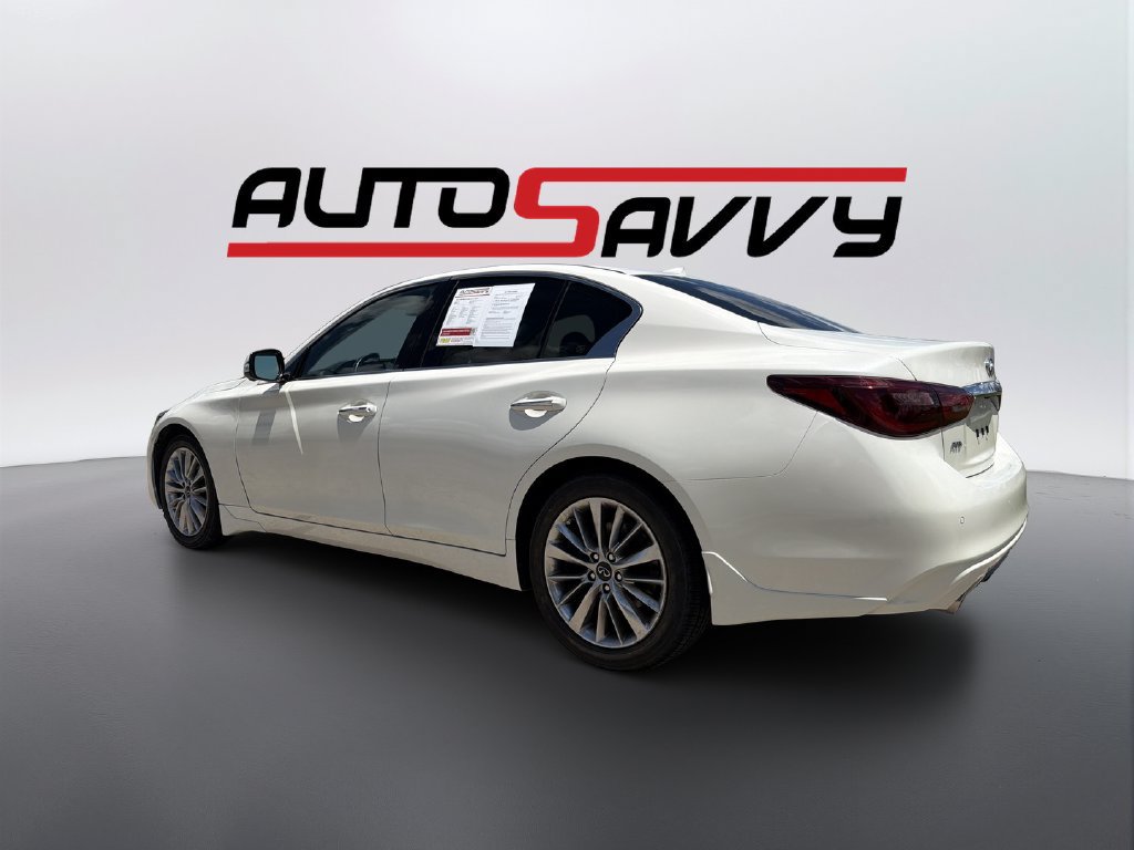 Used 2021 INFINITI Q50 Luxe w/ Seat & Sound Package AWD/4WD image 4