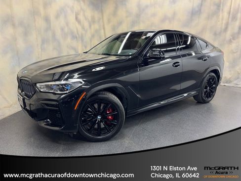 Used 2022 BMW X6 M50i w/ Executive Package AWD/4WD image 1