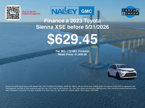 Used 2023 Toyota Sienna XSE FWD image 3