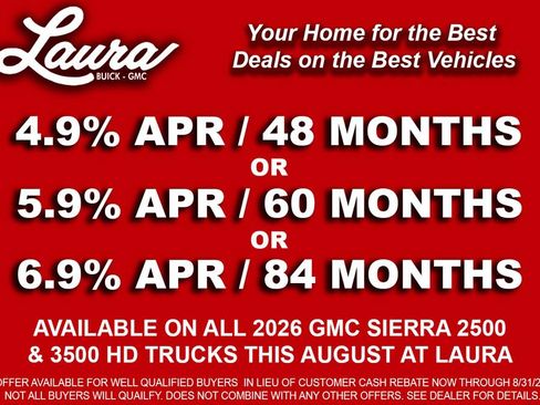 New 2026 GMC Sierra 2500 SLE w/ SLE Value Package; AWD/4WD image 4