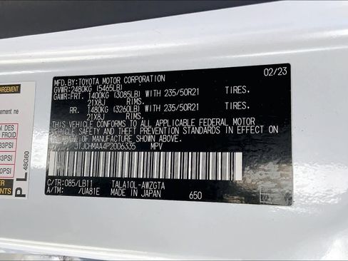 Used 2023 Lexus RX 350 Premium Plus w/ Cold Area Package image 29