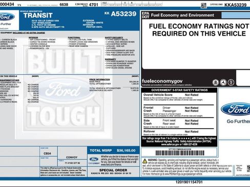 Used 2019 Ford Transit 150 130 Low Roof RWD image 4