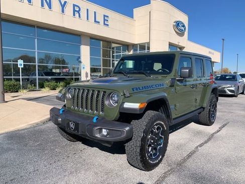 Used 2023 Jeep Wrangler Unlimited Rubicon 4xe w/ Cold Weather Group image 1