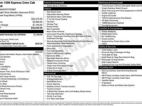 Used 2015 RAM 1500 Express RWD image 2