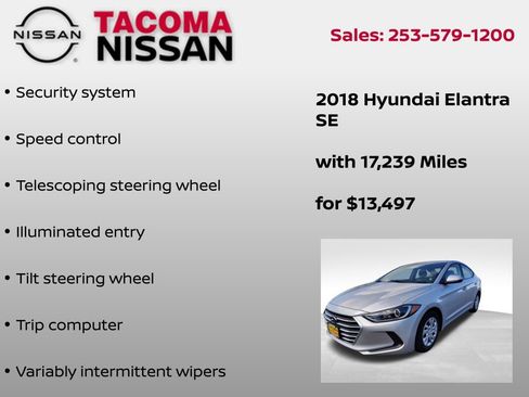 Used 2018 Hyundai Elantra SE image 7