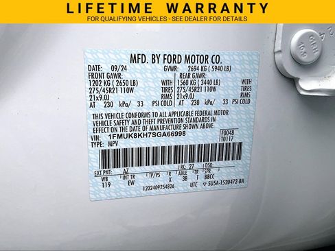 Used 2025 Ford Explorer ST-Line w/ Premium Package AWD/4WD image 36