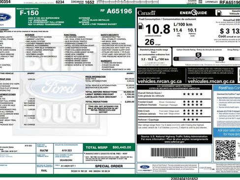Used 2024 Ford F150 Lariat w/ Equipment Group 502A High AWD/4WD image 2