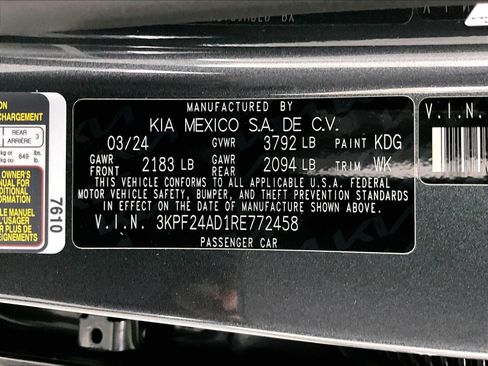 Used 2024 Kia Forte LXS w/ LXS Technology Package FWD image 33