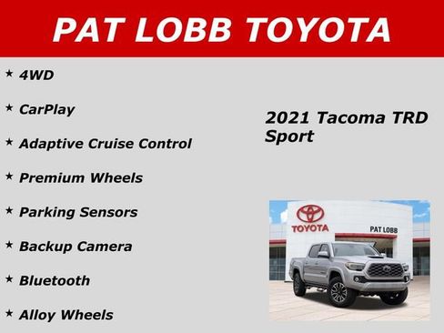 Used 2021 Toyota Tacoma TRD Sport w/ Technology Package AWD/4WD image 37