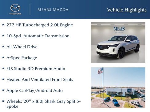 Used 2024 Acura RDX A-Spec image 2