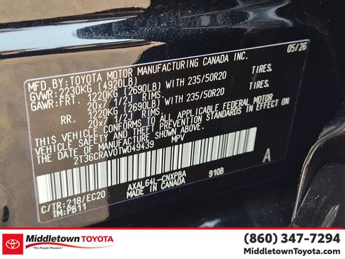 Used 2026 Toyota RAV4 XSE w/ Panoramic Sun Roof Package AWD/4WD image 39