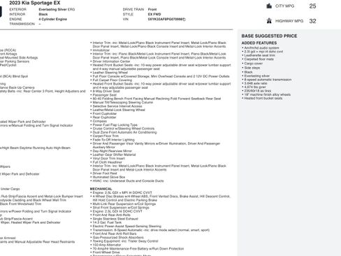 Used 2023 Kia Sportage EX image 2