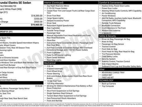 Used 2019 Hyundai Elantra SE FWD image 7