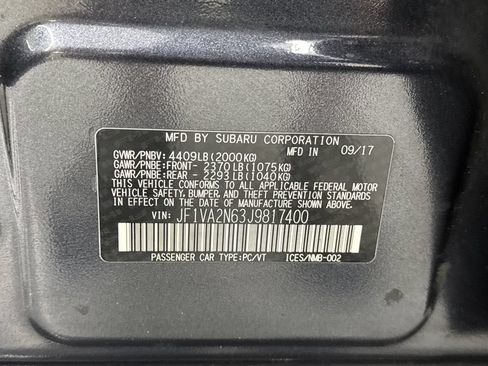 Used 2018 Subaru WRX STI AWD/4WD image 28