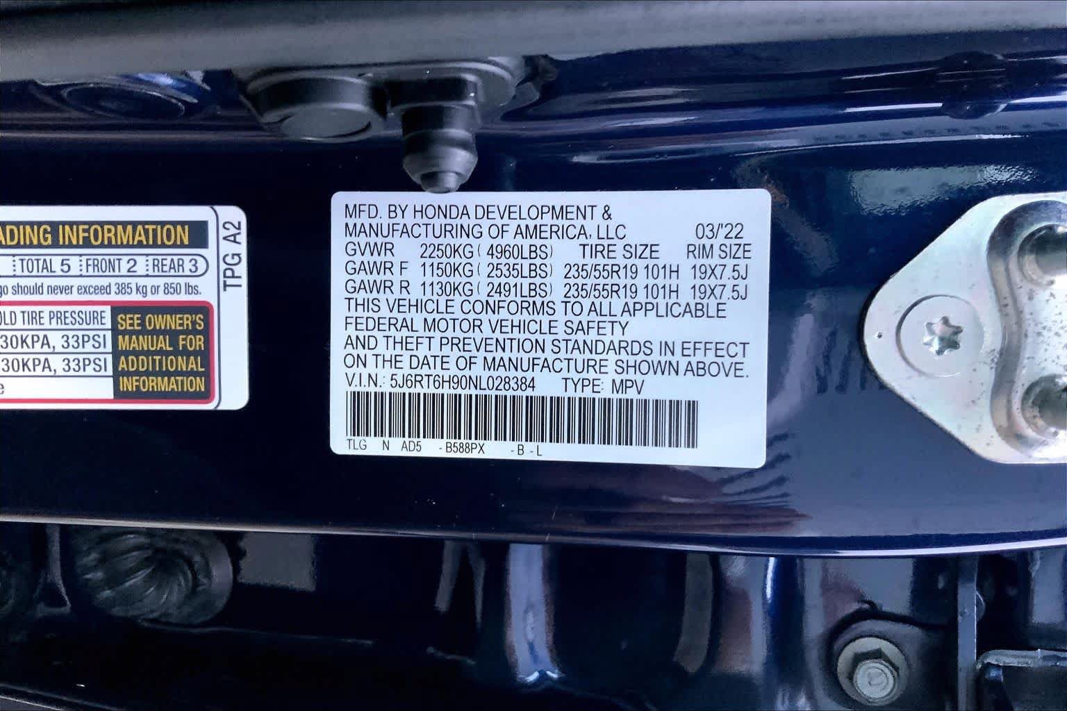 Used 2022 Honda CR-V Touring image 29