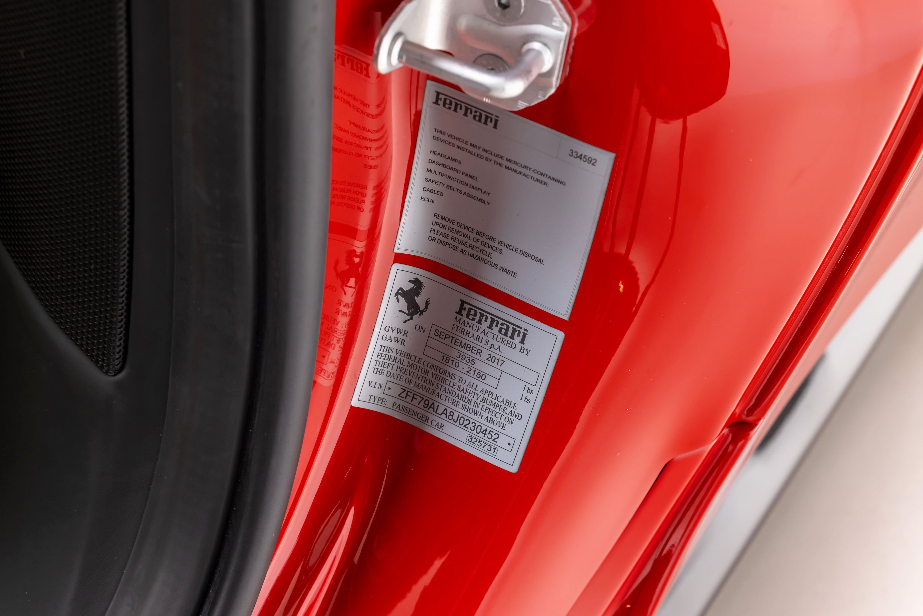 Certified 2018 Ferrari 488 GTB RWD image 52