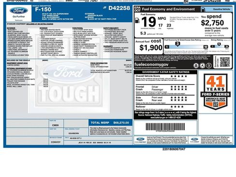 Used 2018 Ford F150 Limited w/ Trailer Tow Package image 21