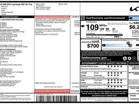 Used 2024 Kia EV6 Light image 2