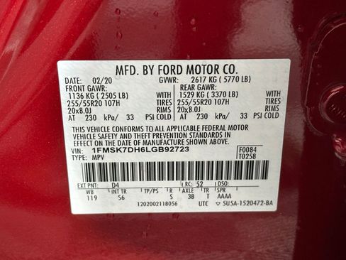 Used 2020 Ford Explorer XLT w/ Equipment Group 202A image 21