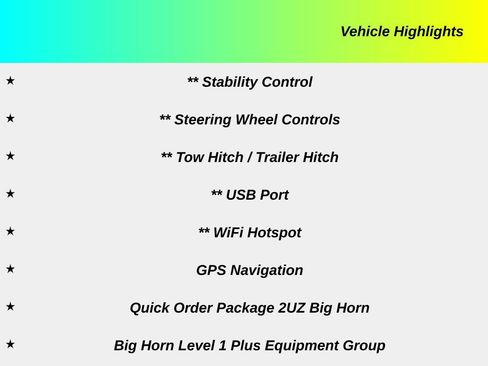 Used 2025 RAM 2500 Big Horn AWD/4WD image 30