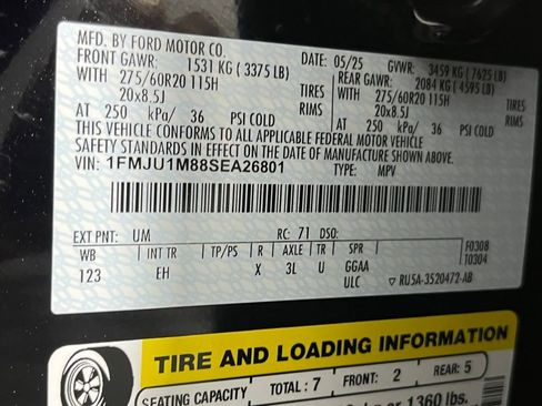 Used 2025 Ford Expedition Platinum AWD/4WD image 41