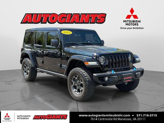 Used 2023 Jeep Wrangler Unlimited Rubicon 4xe w/ Steel Bumper Group AWD/4WD image 1