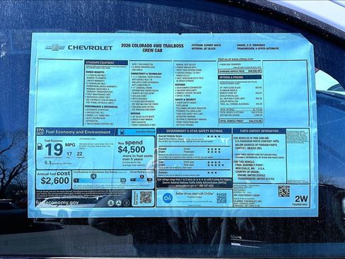 New 2026 Chevrolet Colorado Trail Boss image 14