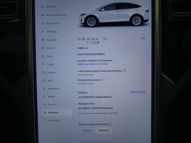 Used 2016 Tesla Model X 75D AWD/4WD image 10