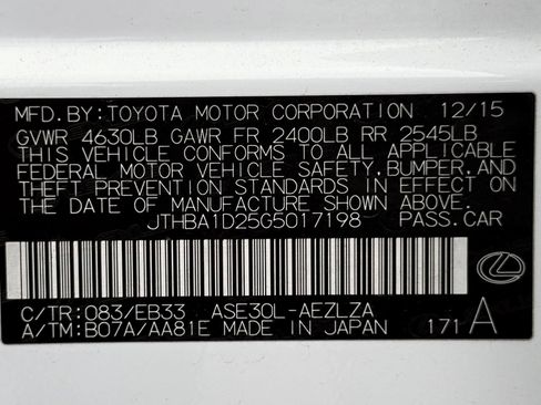 Used 2016 Lexus IS 200t w/ F Sport Package RWD image 51