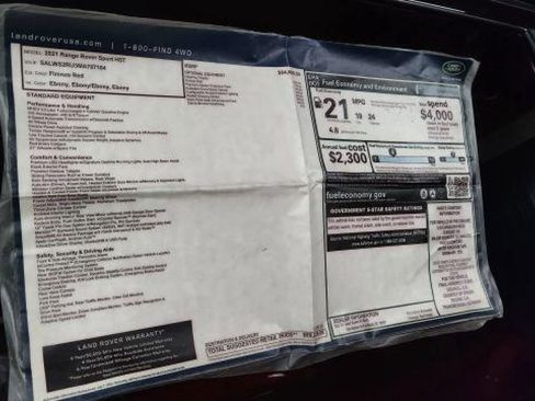 Used 2021 Land Rover Range Rover Sport HST image 67
