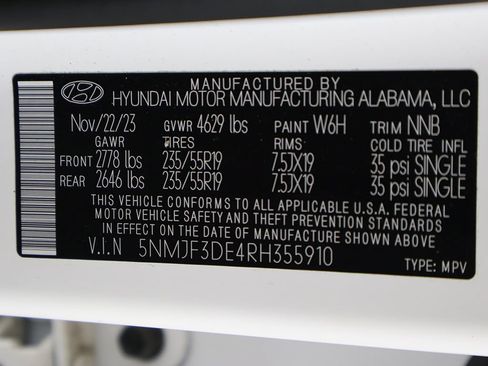 Certified 2024 Hyundai Tucson SEL w/ Convenience Package FWD image 45