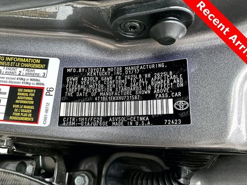 Used 2017 Toyota Camry LE image 9