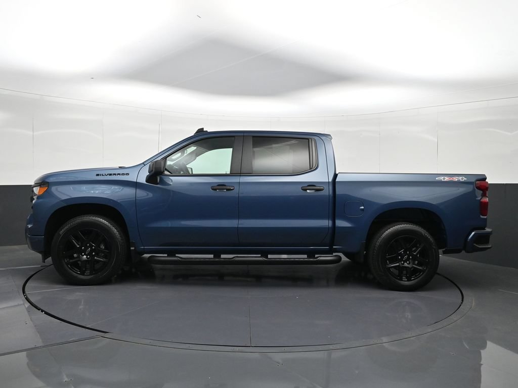 Certified 2024 Chevrolet Silverado 1500 Custom w/ Turbomax Blackout Package AWD/4WD image 2