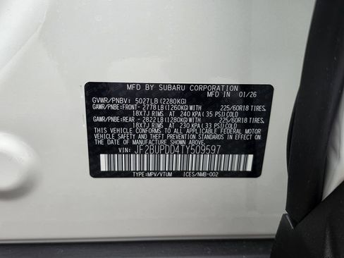 New 2026 Subaru Outback Limited AWD/4WD image 33