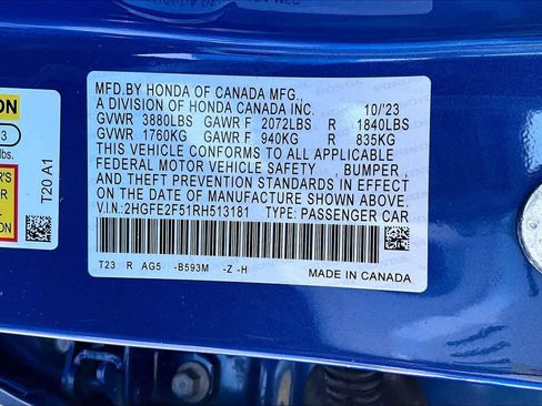 Used 2024 Honda Civic Sport image 34