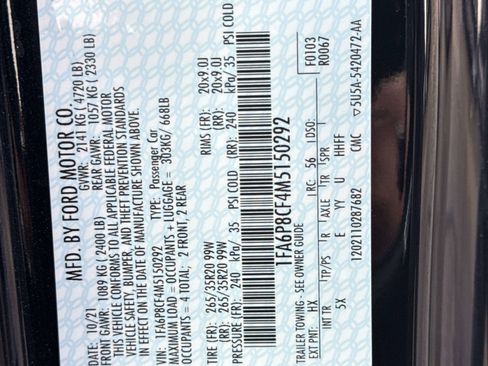 Used 2021 Ford Mustang GT Premium w/ Equipment Group 401A image 28