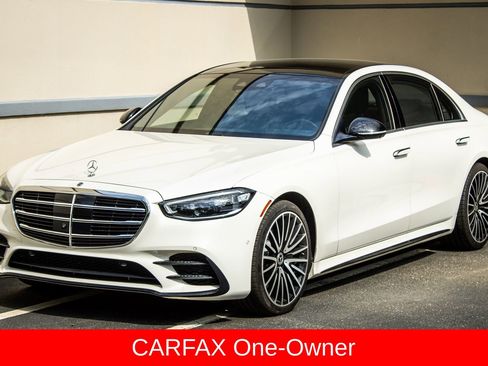 Used 2021 Mercedes-Benz S 580 4MATIC Sedan image 1