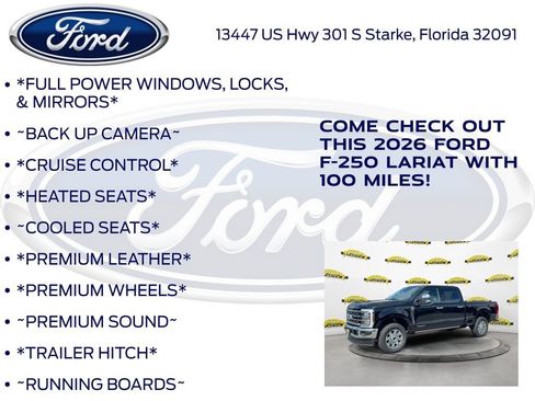 New 2026 Ford F250 Lariat w/ Lariat Ultimate Package AWD/4WD image 10