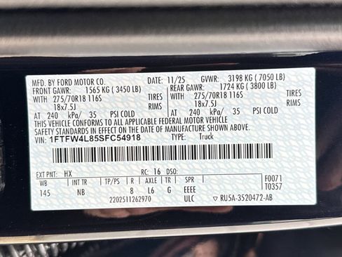 New 2025 Ford F150 Tremor w/ Equipment Group 402A High image 32