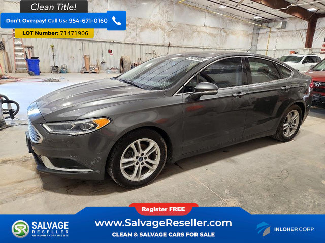 Used 2018 Ford Fusion SE w/ Fusion SE Technology Package FWD image 1