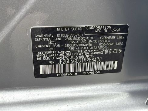New 2026 Subaru Crosstrek 2.5i Sport AWD/4WD image 31