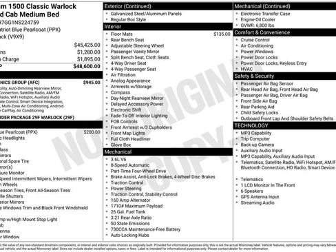 Used 2022 RAM 1500 Warlock w/ Electronics Group AWD/4WD image 11