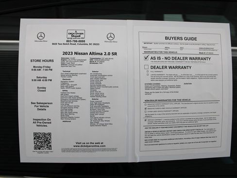Used 2023 Nissan Altima 2.0 SR image 26