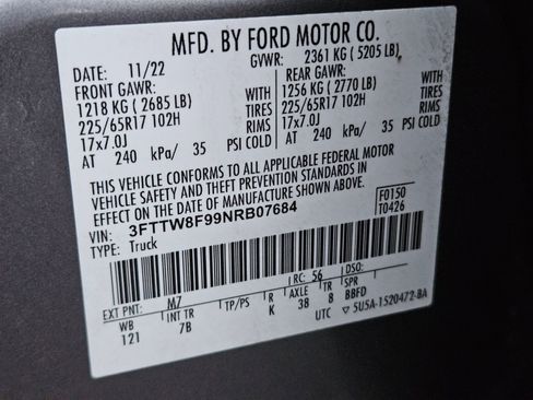 Used 2022 Ford Maverick XLT w/ Equipment Group 300A Standard image 37