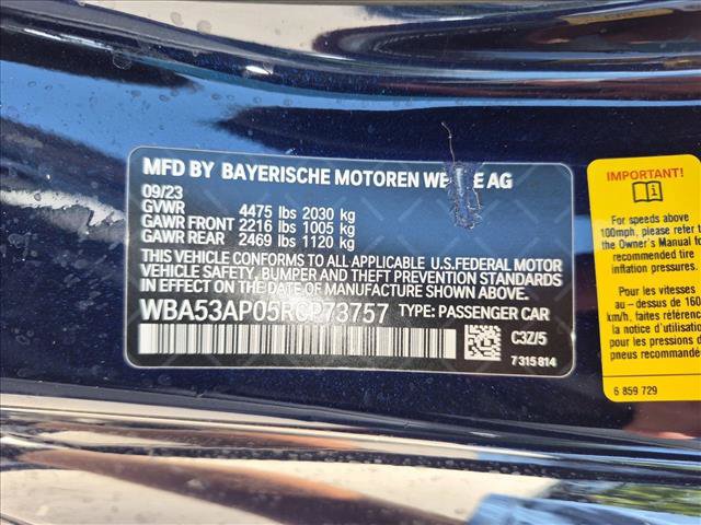 Certified 2024 BMW 430i Coupe w/ M Sport Package RWD image 26