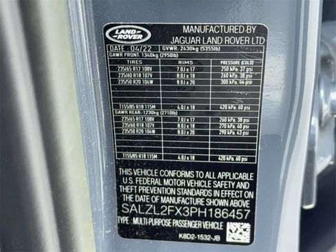 Used 2023 Land Rover Range Rover Evoque R-Dynamic SE image 58