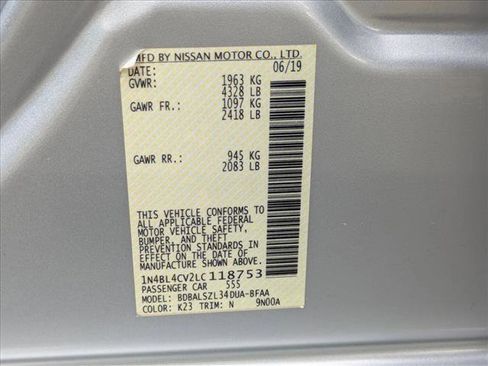 Used 2020 Nissan Altima 2.5 SR FWD image 24