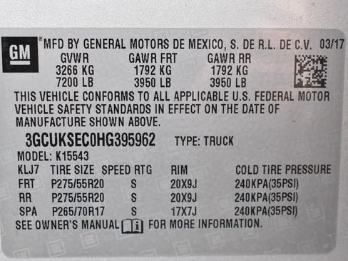 Used 2017 Chevrolet Silverado 1500 LTZ Z71 w/ Redline Edition image 2