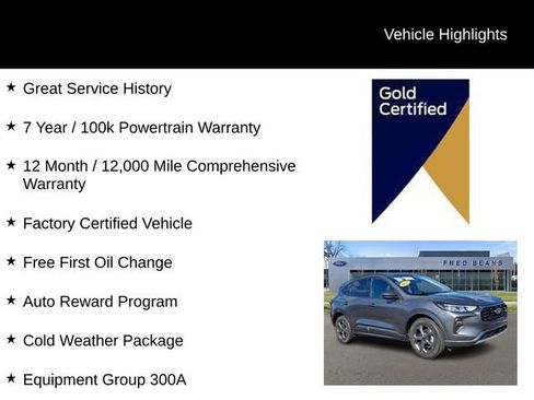 Certified 2024 Ford Escape ST-Line w/ Tech Pack #1 image 4