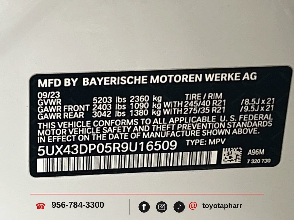 Used 2024 BMW X3 sDrive30i w/ Convenience Package RWD image 30